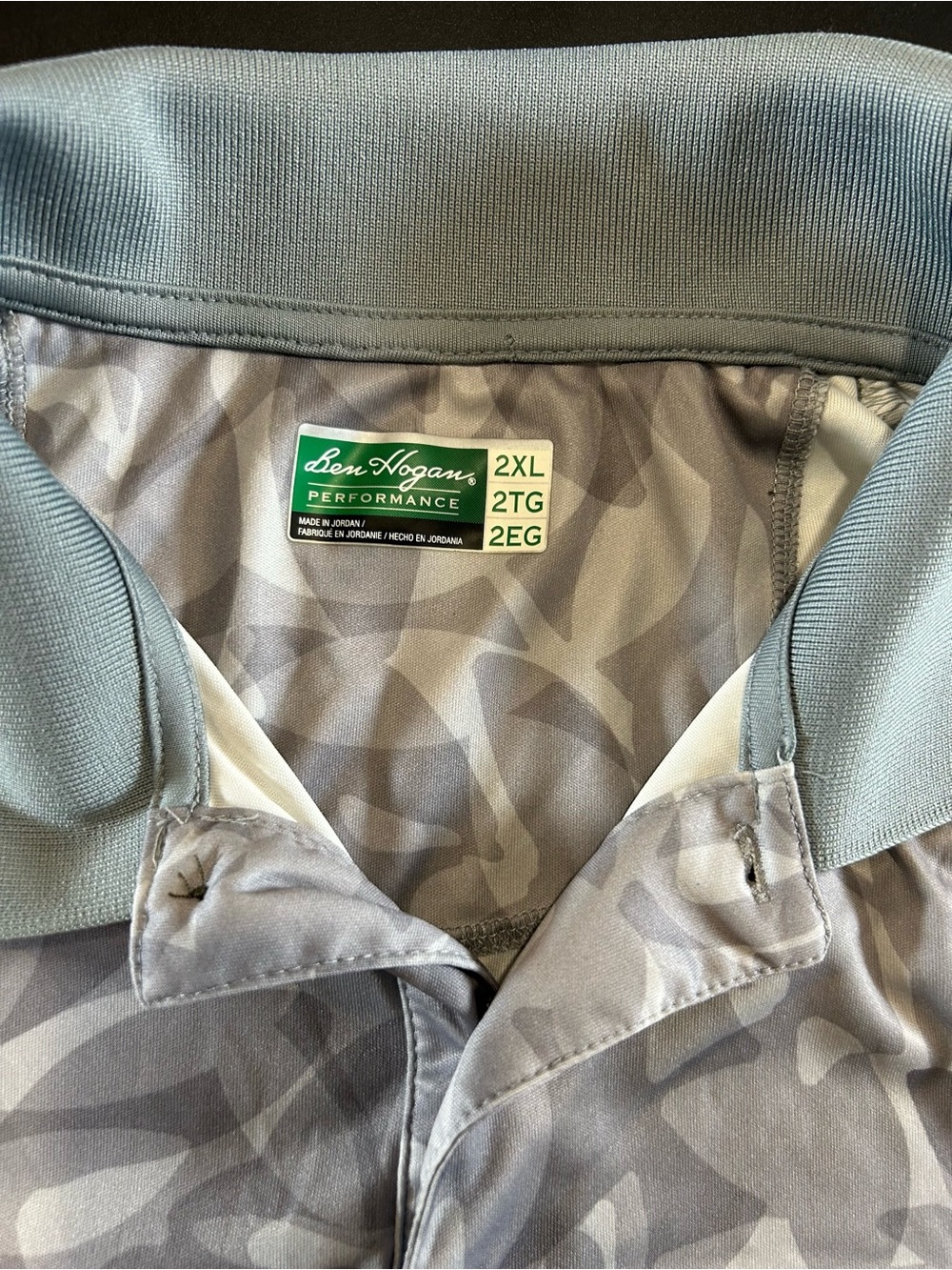 Ben Hogan Gray Performance Polo
